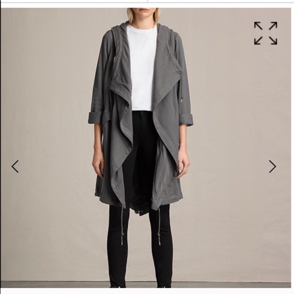 All saints portere parka jacket